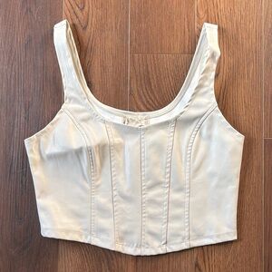 Altar'd State Cream Crop Top